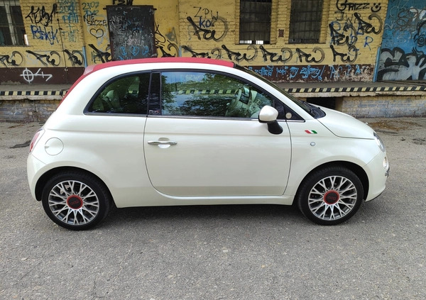 Fiat 500 cena 23500 przebieg: 147870, rok produkcji 2010 z Krotoszyn małe 232